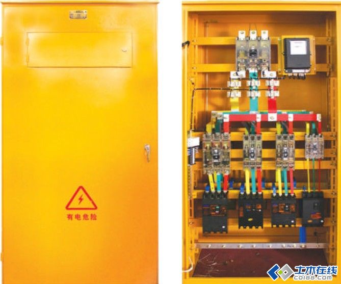 三級配電 二級保護(hù)一機一閘一漏一箱配電箱及施工要求
